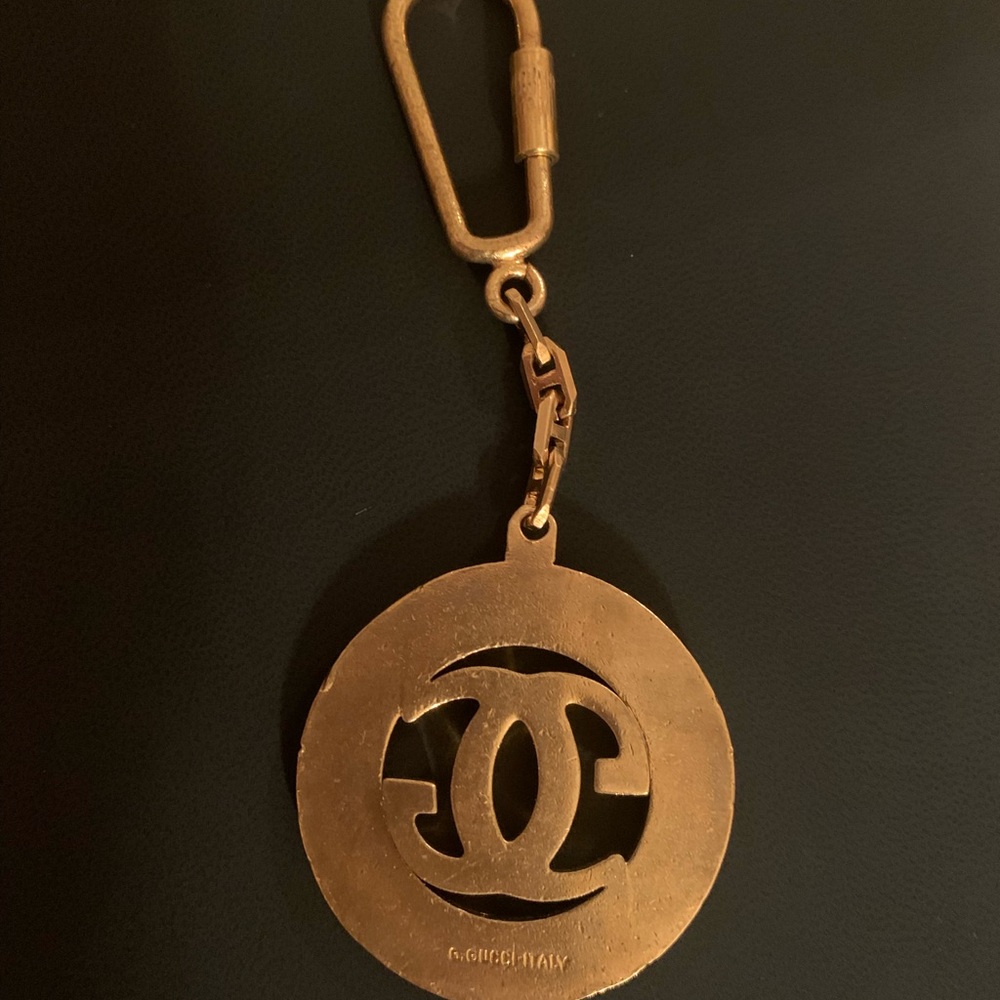 Authentic Gucci Gg Monogram Keychain Vintage - image 8